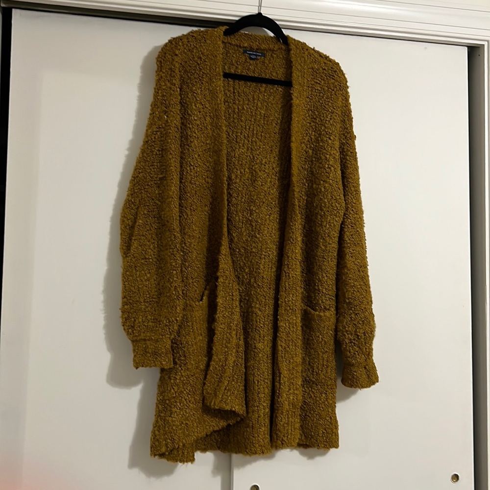 Rust colored teddy sweater